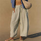 Women Boho Striped Baggy Loose Fit Palazzo Harem Pants Y2k Wide Leg Casual Going Out Beach Vacation Trousers