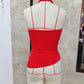 Womens V Neck Halter Top Solid Color Tie Wrap Sleeveless Backless Slim Blouse Sexy Summer Casual Tank Top for Club Party