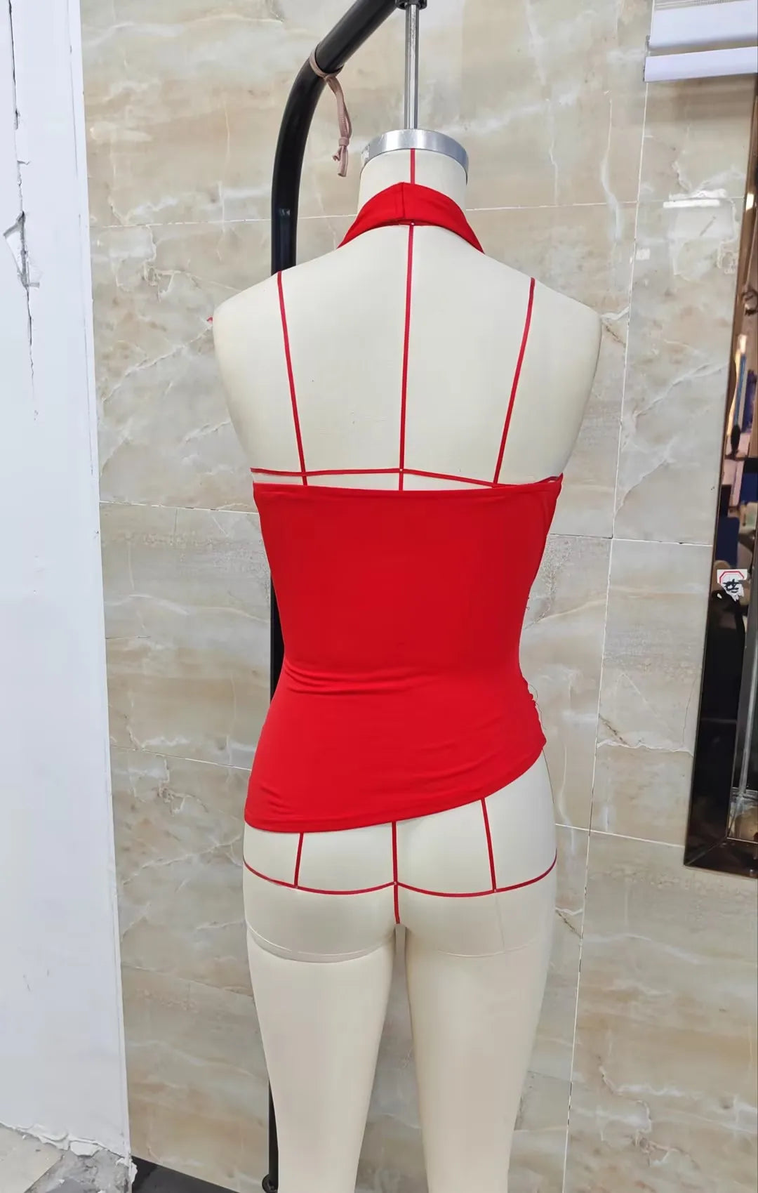 Womens V Neck Halter Top Solid Color Tie Wrap Sleeveless Backless Slim Blouse Sexy Summer Casual Tank Top for Club Party