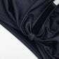 Faux Leather 2-Piece Set Women Halter v-Neck Knot Backless Vest+Simple Peach Butt Short Sexy Midnight Hottie Suit