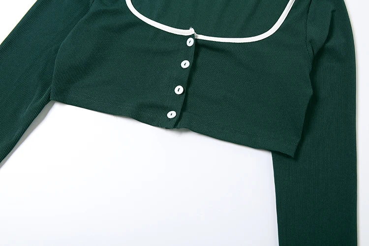 Casual 3 Piece Set Women Tracksuit Patchwork Crop Top+Camisole+Flare Pant Matching Activity Stretch Street Outfits