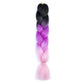 24 Inch Jumbo Braids Extensions Synthetic Braiding Hair Afro Ombre Color kanekalon Hair for Children Braid