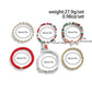 6pcs New Cute Christmas Boots Pendant Bangles Women Boho Imitation Pearl Adjustable Bracelet Jewelry Christmas Gift