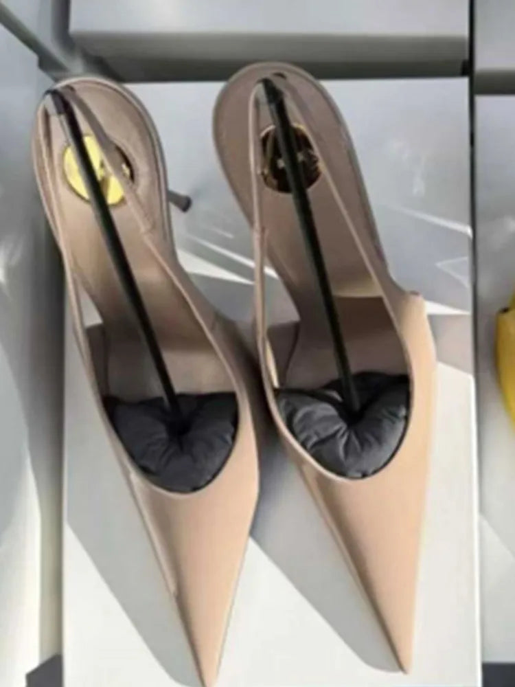 European and American Spring/Summer New Pointed Stiletto Sandals Fashionable and Sexy Party Wedding Women's High Heel Sandals