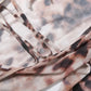 Cheetah Print Mesh Sheer Long Sleeve Lace-up Backless Maxi Dresses for Woman Clothes Elegant