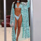 Sequin Mesh Shrug Cardigan Women Long Sleeve Open Front Sheer Sparkle Kimono Jacket Party Clubwear Night Out Outerwear