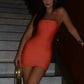 Women Summer Spaghetti Strap Bandage Bodycon Mini Dress Square Neck Backless Zipper Date Vacation Beach Party Clubwear