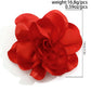 17CM Exaggerate Handmade Large Satin Flower Brooch for Women Wed Bridal Elegant Broochs Party Jewelry Accessories Gift