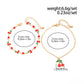 2Pcs/Set Boho Exquisite Red Cherry Pendant Anklet for Women Summer Beach Simple Metal Chain Ankle Barefoot Foot Jewelry