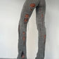 Knit Irregular Ripped Pants Women Autumn Trend Fashion Sexy Hottie Wild Solid Hip-Hop Street Clubwear Skinny Bottom