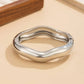 2026 Irregular Wide Cuff Stacking Bangles Women Trendy Punk Metal Opening Hand Accessory Hip-Hop Jewelry Gift