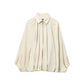 Oversized Jackets Top For Women Fashion Loose Long Sleeve Patchwork Pleated Lapel Cardigan Tops Casual Coats Fall