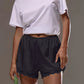 Lace Trim Satin Shorts for Women Silky Elastic Waist Mini Shorts Casual Lounge French Knickers Slip Boxer Pj Bottoms