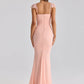Sweetheart Neck Sexy Mermaid Maxi Dress Women Elegant Ruffle Sleeves Bodycon Evening Club Party Long Dress Female Gown