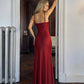 Elegant Low-Neck Folds Maxi Dress Women Sleeveless Skinny Dinner Party Vacation Summer Fashion Simple Classic Vestidos