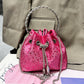 Rhinestones Evening clutch Bag Purses and handbag luxury Designer shoulder bag Shiny Crystal Clutch purse bucket bag