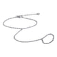 Trendy Stainless Steel Zircon Beads Back of Hand Chain Finger Bracelet Fashion Chic Sexy Jewelry Waterproof Wholesale Gift