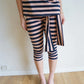 Women Knee Length Capris Low Waist Tie-up Dots Print Slim Short Pants Summer Casual Trouser Y2K Vacation Streetwear