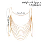 Multilayer Tassel Lingerie Back Chain for Women Summer Bikini Sexy Bra Chest Body Jewelry Nightclub Accessories Party