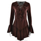 Ruffled V Neck Flare Sleeve Mini Dress Elegant Sexy Satin Spring Dresses for Women Clothing 2025