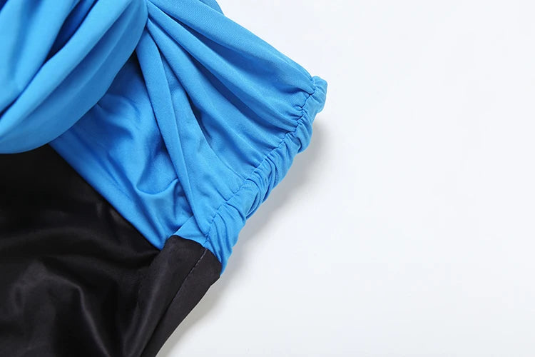 Sexy 2-Piece Set Women Halter Swing Collar Backless Tank Tops+Print Patchwork Tassels Folds Skirt Chic Vacation Suit