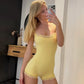 White Romper One Piece Jumpsuit Spaghetti Strap Lace Trim Playsuit Summer Outfits Woman Clothing Lounge Wear
