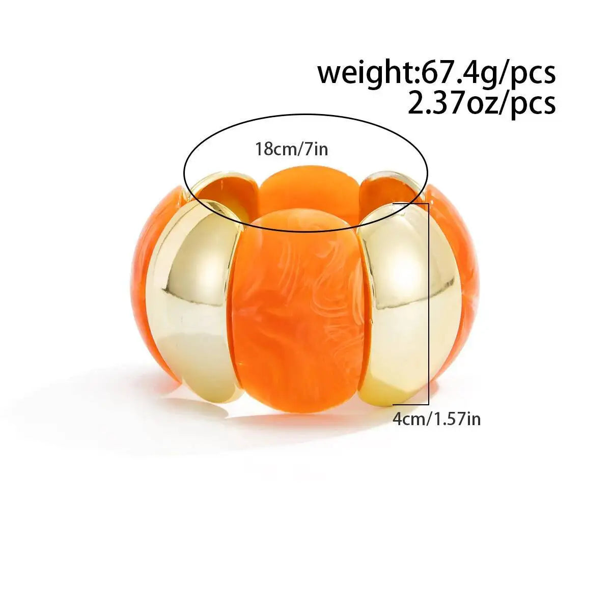 Wide Resin Bracelets for Women, Vintage Elastic Rope Bangle, Versatile Hand Jewelry, Fashion Personality, 2026 Style