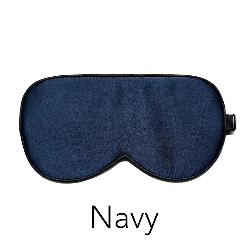 100% Real Mulberry Silk Sleep Mask Eye Covers for Sleeping Blindfold with Adjustable Strap Comfortable Super-Smooth