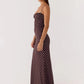 Polka Dot Backless Sexy Maxi Dress Women Elegant Fashion Spaghetti Strap Sleeveless Bodycon Club Party Long Dress