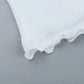 White Ribbed Tank Top with Frill Trim Old Money Style Sleeveless Tops 2026 Summer Clothes for Women