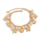 Boho Starfish Scallop Tassel Pendant Anklet for Women Summer Beach Vintage Metal Chain Barefoot Ankle on Leg Jewelry