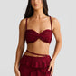 Summer Lace Sexy Two Piece Sets Women Fashion Strapless Crop Tops And Maxi Skirt Female Elegant Beach Party 2 Piece Set