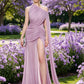 Inclined Shoulder See Through Hem Maxi Dress Women Folds Long Tassel Sleeveless Elegant Vacation Prom Party Chic Vestidos