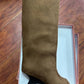 Women's Fish Mouth Thick High Heels Knee Length Cool Boots Slant Heel Fashion Show Large Size Spring/Summer Women's Boots