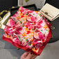 70*70cm Design Print Scarf Women Silk Scarves Bandana Hijab Neckerchief Shawl Kerchief Hair Band Foulard Luxury
