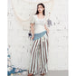 Double-Layer Textured Fitted T-Shirt, Off-Shoulder Ruched Short Sleeve Top