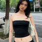Tube Tops Women Simple Y2K Backless Simple Vacation Classic Street Versatile Daily Hottie Summer Fashion Casual Vest