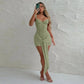 Pink Lace V Neck Sleeveless Corset Mini Dress Woman Elegant Summer Club Dress Women Sexy Birthday Outfits