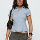 Women's Y2K Short Sleeve Plaid Button Down Shirt Button Down Blouses Tops Casual Summer Shirt Tops 90s Streetwear