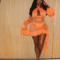 Flare Sleeve Dress Women Ruffle Tassel Patchwork Mesh Long Cross Halter Hollow Folds Sexy Midnight Summer Mini Bodycon