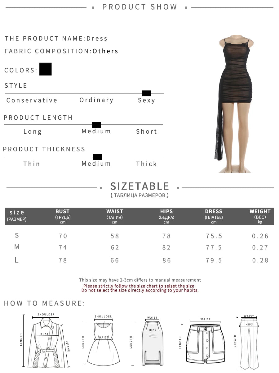 Patchwork Lace Dress Women Low-Neck Folds Tassel Folds Summer New Trend Sexy Midnight Hottie Classic Street Bodycon