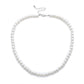 Simple Imitation-Pearl Beaded Short Choker Necklace for Men Trendy White Beaded Chains on Neck Accessories 2023 Fashion Jewelry