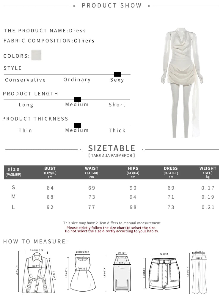 Folds Tassel Dress Women Halter Bandage Swing Collar Sleeveless Backless Folds Elegant Birthday Party Mini Bodycon