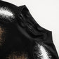 3d Printed Long Sleeve Split Maxi Dress Black High Fashion Winter Dresses for Women 2023 Elegant Sexy