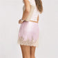 Sexy Solid Lace Patchwork Skirt Women Fashion Straight Irregular Street Short Skirts Female Party Lady Mini Bottoms