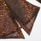 See Through Leopard Print 2 Piece Set Women Sexy Button Tight Blous+Flared Pants Matching Street Club Stretch Outfits
