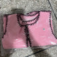 Contrast Color Knit Sweater Vest Women O Neck Single-btrasted Sleeveless Crop Tops Ladies Fashion Knitted Tops Vest