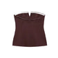 Off Shoulder Tube Top Women Sexy Strapless Crop Top Woman Fashion Backless Short Tops for Women Spring Bustier Vest Top