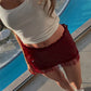 Tassels Sequins Mini Skirt Sexy Women Bodycon A-line Mini Skirt Summer Glitter Lady Party Club Dress Y2K Streetwear