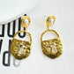 Baroque Style Vintage Resin Big Eyes Dangle Earrings For Women Jewelry New Arrival Fashion Exaggerated Lady Ears' Accessories